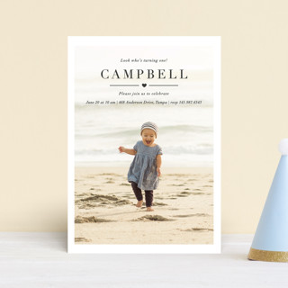 Lovely Petite Children's Birthday Party Invitations
