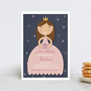 Royal Ball Petite Children's Birthday Party Invitations