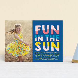 Fun Sun Petite Children's Birthday Party Invitations