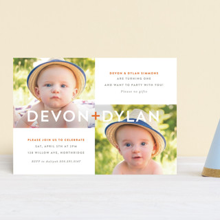 Plus Petite Children's Birthday Party Invitations