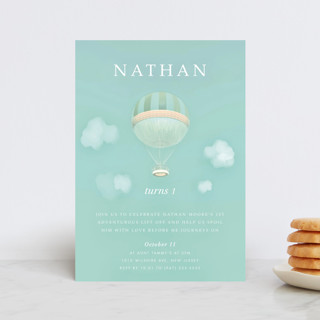 First Lift Off Petite Children's Birthday Party Invitations