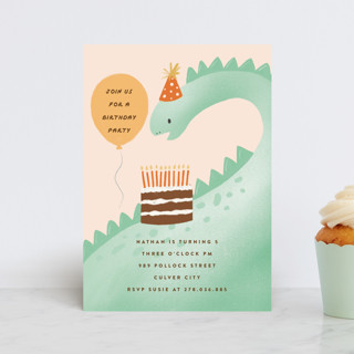 bronto Petite Children's Birthday Party Invitations