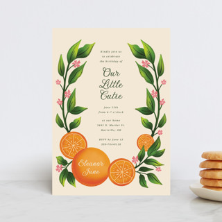 Cutie Petite Children's Birthday Party Invitations