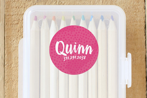 Sweet Heart Custom Name Labels