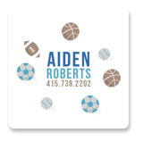 Ballgame Custom Name Labels