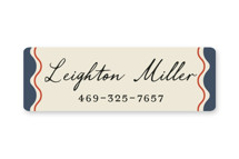 Bijou Custom Name Labels
