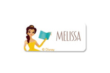 Storytime with Belle from Disney's Beauty And The Beast Custom Name Labels