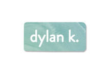 Watercolor Name Label Custom Name Labels