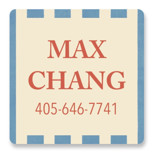 Elegant stripes Custom Name Labels
