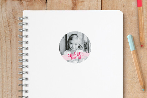 Budding Artist Custom Name Labels