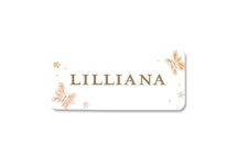 Butterflies Custom Name Labels