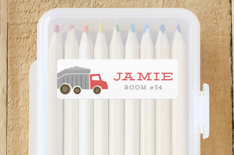 Dumptruck Custom Name Labels