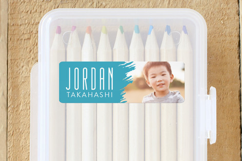 Painted Edge Custom Name Labels