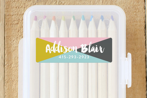 Venice Brush Custom Name Labels