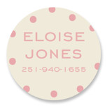 Holiday bow Custom Name Labels