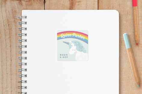 Unicorn Magic Custom Name Labels