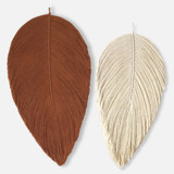 Fiber Art Leaf set Commission Commissioned Original Textile Art