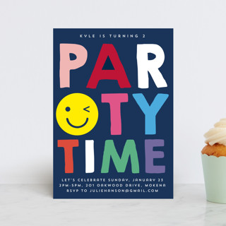 Emoji Party Children's Birthday Party Postcards