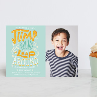Jump Bound & Leap Children's Birthday Party Postcards