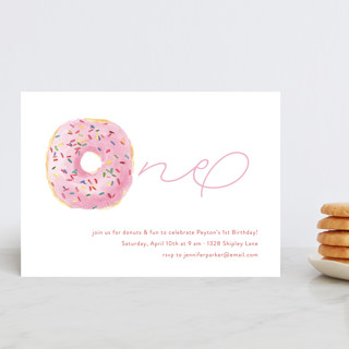 Sprinkle Me One Children's Birthday Party Postcards
