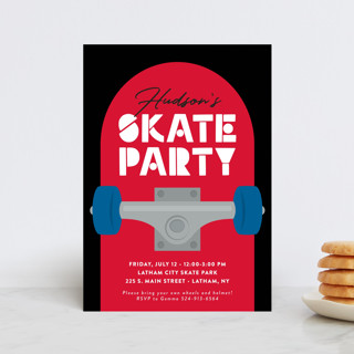 Skateboard Children's Birthday Party Postcards