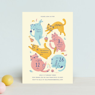 Let's Pawty Children's Birthday Party Postcards