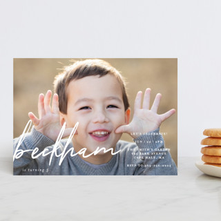 usual Children's Birthday Party Postcards