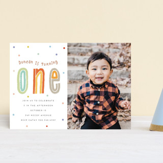 boba Children's Birthday Party Postcards