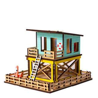 Mini Hut Model Building Kit Arts and Crafts