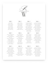 Initial Custom Seating Charts