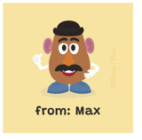 Disney And Pixar's Mr. Potato Head Best Spuds Custom Stickers