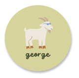 the goat Custom Stickers