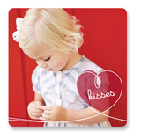 Loopy Heart Custom Stickers