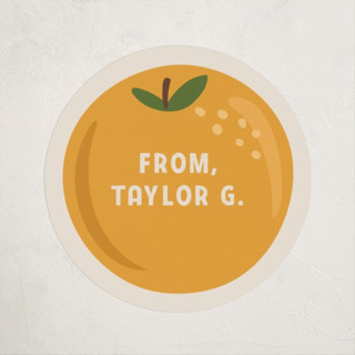 Orange You Glad? Custom Stickers