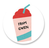 Slush a Good Friend Custom Stickers