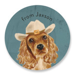 Howdy Paw-tner Custom Stickers