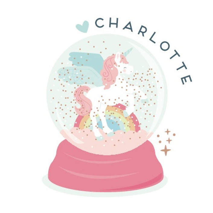 Magic glitter unicorn Custom Stickers by peetie design Minted