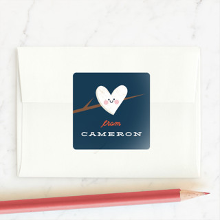 Warm heart Custom Stickers