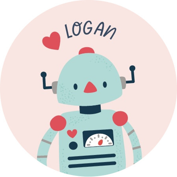 bots Custom Stickers by peetie design Minted