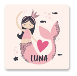 glitter mermaid Custom Stickers