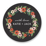 Flower Wreath Custom Stickers