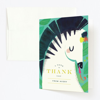 Let's Safari Children's Birthday Party Thank You Cards