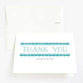 Birthday Brunch Children's Birthday Party Thank You Cards
