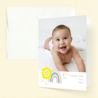so fun to be one Children's Birthday Party Thank You Cards