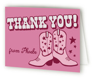 Children's Birthday Party Thank You Cards