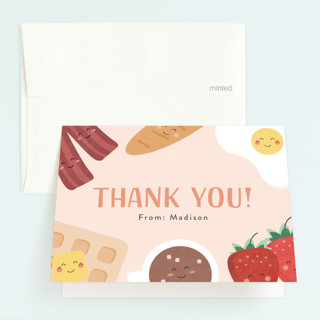 Whole Brunch Children's Birthday Party Thank You Cards