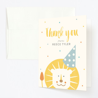 WILD ONE Children's Birthday Party Thank You Cards