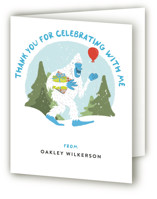 Yeti to Party? Children's Birthday Party Thank You Cards