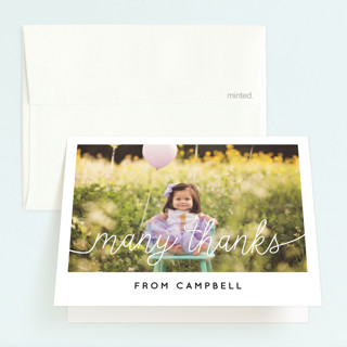 Let's Celebrate a Birthday Children's Birthday Party Thank You Cards