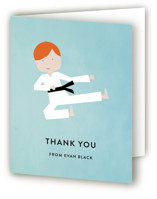 Karate Kid Children's Birthday Party Thank You Cards